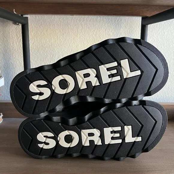 SOREL Women's Viibe Puffy Leather Slingback Sandals NEW multiple sizes - Picture 8 of 8